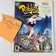 (Rabbids Go Home A Comedy Adventure) Disco de Jogo Nintendo Wii Testado Funcionando  comprar usado  Enviando para Brazil