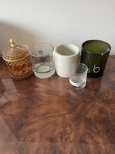 Glass candle jars for sale  LONDON