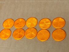 Amber orange round for sale  BEDFORD