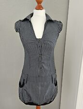 Minikleid schwarz weiß gebraucht kaufen  Halle