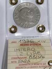Lire 1936 periziata usato  Lampedusa e Linosa