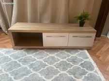 meuble tv blanc bois d'occasion meuble tv blanc bois d'occasion  Paris I