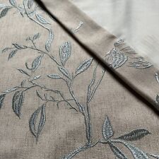 Dunelm embroidered curtains for sale  LEDBURY