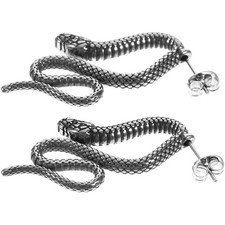 1 par de brincos de cobra brincos legais punk femininos femininos femininos comprar usado 1 par de brincos de cobra brincos legais punk femininos femininos femininos comprar usado  Enviando para Brazil