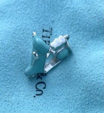 Usado, Berloque e pulseira Tiffany & Co. prata azul esmalte Vespa scooter bicicleta 4 comprar usado  Enviando para Brazil