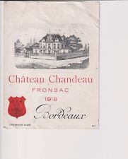 Etiquette vin château d'occasion  Expédié en France