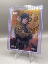 2025 Star Wars Chrom #158 Rose Tico Mini Diamenty Złoto 32/50  na sprzedaż  Wysyłka do Poland
