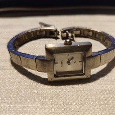 Relógio feminino Fossil F2 mostrador rosa tom prata ES-9027 nova bateria comprar usado  Enviando para Brazil