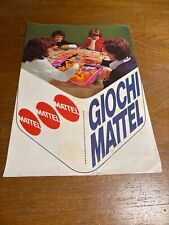 Mattel catalogo giochi usato  Ponsacco