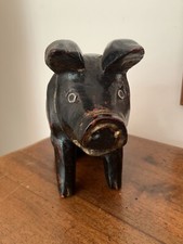 Wooden carved pig for sale  HARROW