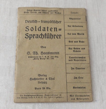 Ancien livre sprachführer d'occasion  Seingbouse