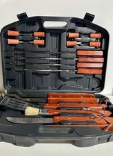 Conjunto de ferramentas para churrasqueira de aço inoxidável com estojo de transporte de plástico para grelhar comprar usado Conjunto de ferramentas para churrasqueira de aço inoxidável com estojo de transporte de plástico para grelhar comprar usado  Enviando para Brazil