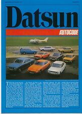 Datsun cherry sunny for sale  BATLEY