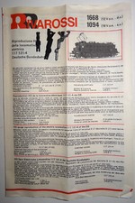 Rivarossi art.1094 foglio usato  Pontedera
