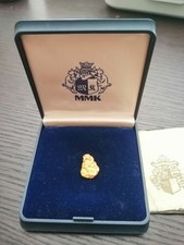 Goldnugget anhänger 999 gebraucht kaufen  Berg