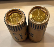 Usado, Egito 50 moedas 1 libra DOIS ROLOS King Tut bimetálico 2021-2023 UNC ESTADO PERFEITO KM940 comprar usado  Enviando para Brazil