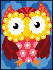 Tela Antico Gufo Fiori 40x50cm comprar usado  Enviando para Brazil