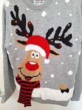 Light christmas jumper for sale  BRIDGEND