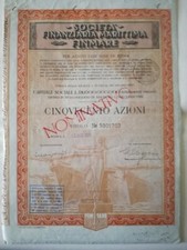 Scripofilia 1949 cinquecento usato  Genova