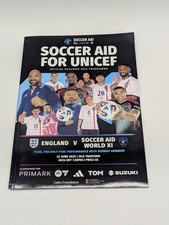 Soccer aid programme for sale  NORTHAMPTON
