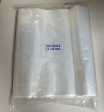 - 14” X 24” 100 unidades 2 mil sacos plásticos transparentes fecháveis com zíper com reesea... comprar usado  Enviando para Brazil