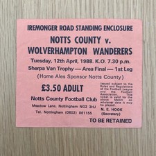 Notts county wolves for sale  HENLOW