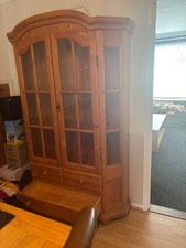 Solid pine display for sale  IPSWICH