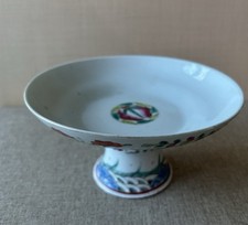 Tigela antiga chinesa de porcelana família pé alto rosa comprar usado  Enviando para Brazil