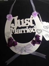 Wedding horseshoe keepsake for sale  WIGSTON