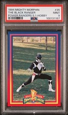 1994 Mighty Power Rangers #35 Black Ranger Series 1 Hobby PSA 9 MT POP 3 nenhum ^ comprar usado  Enviando para Brazil