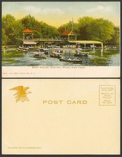 Cartão postal UB cor antiga EUA casa de barco Central Park New York Lake Boats comprar usado  Enviando para Brazil