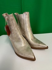 Botas de tornozelo femininas Mia Prairie douradas tamanho 8,5 novas sem caixa comprar usado  Enviando para Brazil