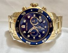 Invicta 0073 Pro Diver Collection relógio cronógrafo masculino tom dourado comprar usado  Enviando para Brazil