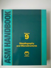 Metals Handbook: Metallography and Microstructures by John Newby segunda mano  Embacar hacia Mexico
