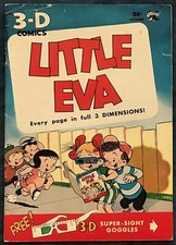Quadrinhos 3D Little Eva 3-D #1 outubro 1953 comprar usado  Enviando para Brazil