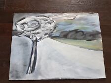 Tres grande gouache d'occasion  Le Soler