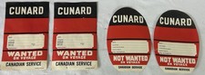 Vintage cunard line for sale  MATLOCK