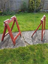 Wooden trestles vintage for sale  CHATHAM