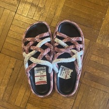 Sandália Rag & Bone Kris Slip On Strappy Rope em pau-rosa tamanho EUA 6 sapatos usados comprar usado  Enviando para Brazil