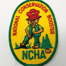 Parche bordado Conservation Booster amarillo años 70 National Campers excursionistas segunda mano  Embacar hacia Argentina