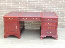 Mahogany partners desk for sale  LONDON