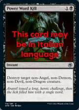 Mtg power word usato  Bari