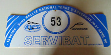 Plaque rallye rallye d'occasion  Pont-d'Ain