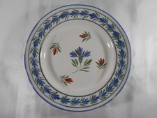Assiette floral faience d'occasion  Saint-Calais