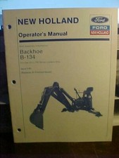 Usado, Retroescavadeira OM New Holland B-134 para uso somente em L-780 edição 3/90 (1B) comprar usado  Enviando para Brazil