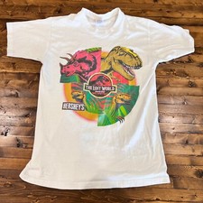 Camiseta Vintage Anos 90 Jurassic Park 2 The Lost World Hershey’s Tamanho M 1997 comprar usado  Enviando para Brazil