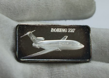 Usado, Hamilton Mint World of Flight 1 oz. Barra de prata .999 "Boeing 727" comprar usado  Enviando para Brazil