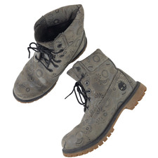 BOTAS DE HENNA TIMBERLAND FEMININAS EUA TAMANHO 9 TORNADO CINZA COURO NOBUCK 200 GRAMAS... comprar usado BOTAS DE HENNA TIMBERLAND FEMININAS EUA TAMANHO 9 TORNADO CINZA COURO NOBUCK 200 GRAMAS... comprar usado  Enviando para Brazil
