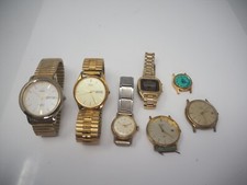 Lote de trabalho imobiliário de relógios de quartzo mecânicos e recentes vintage incl. Timex comprar usado  Enviando para Brazil