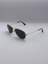 Óculos de sol Ray-Ban RB3362 cockpit verde dourado 56mm aviador Itália lentes fusíveis masculinas comprar usado  Enviando para Brazil